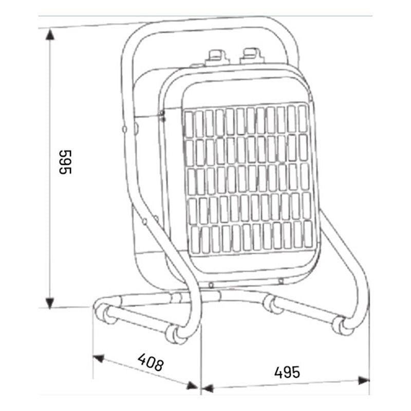 Aérotherme portable 4500/9000 Watts