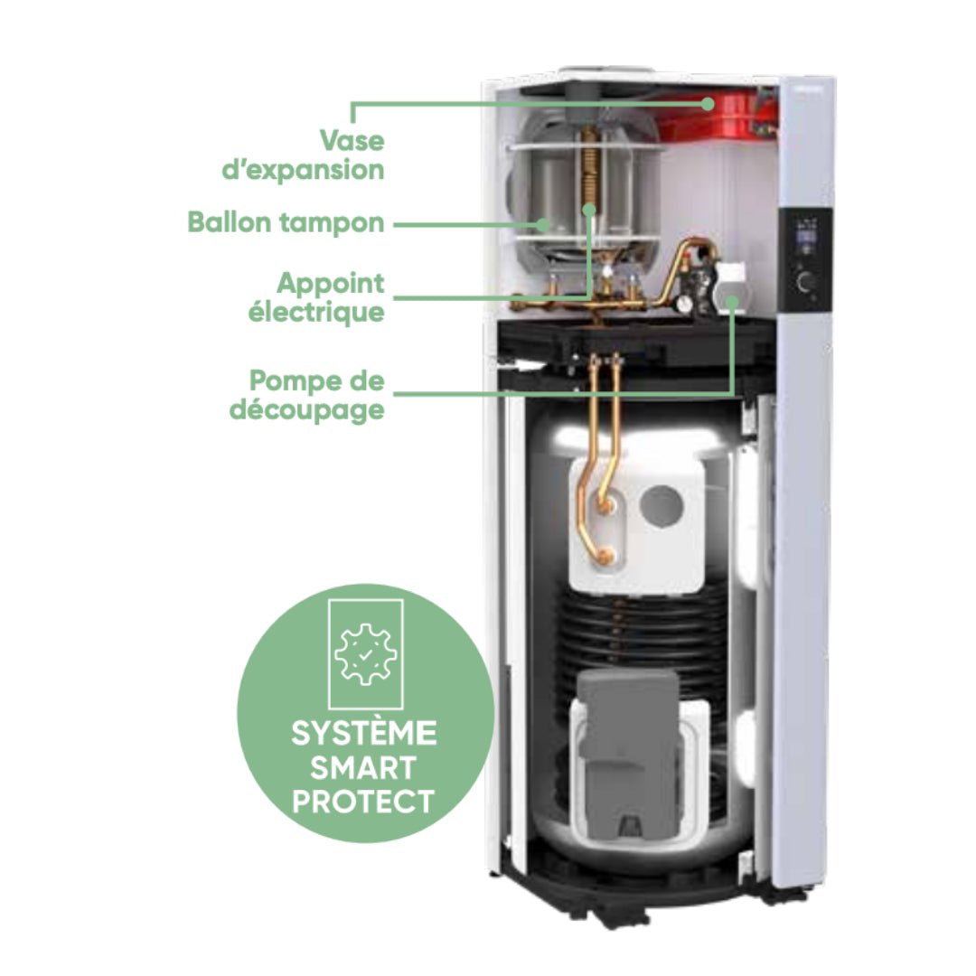 Alfea Excellia M DUO 11 - Pompe à chaleur air - eau - Atlantic #526992