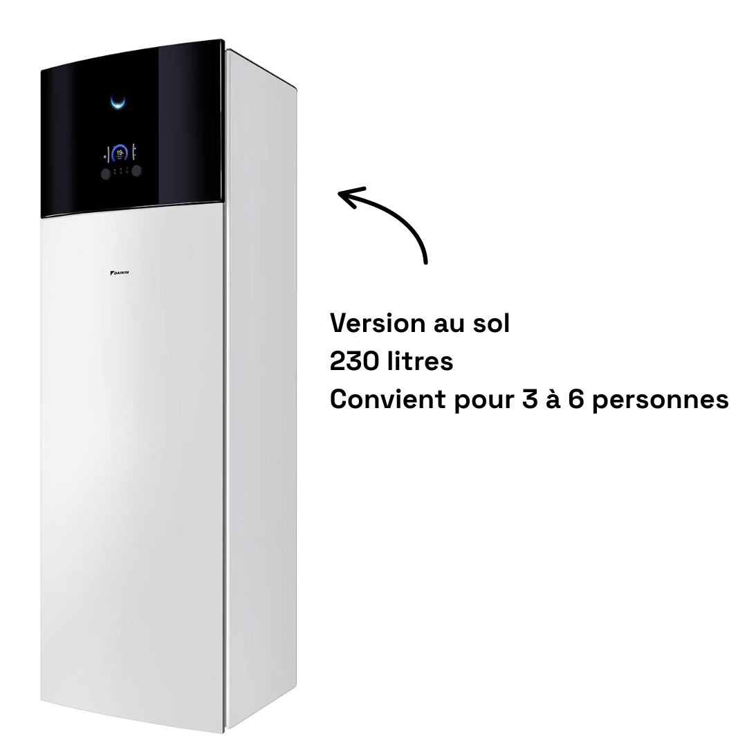 Altherma 3 H MT F Taille 10 – 2 zones – ECS 230L - Monophasé - ETVZ12S23E6V + EPRA10EV3