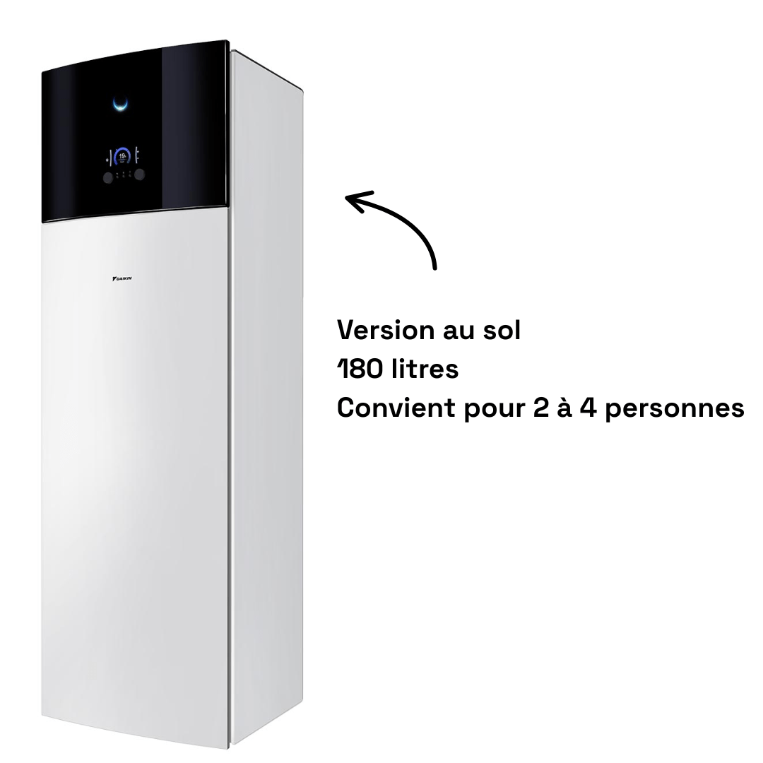 Altherma 3 H MT F Taille 12 – 2 zones – ECS 230L - Triphasé - ETVZ12S23E9W + EPRA12EW1
