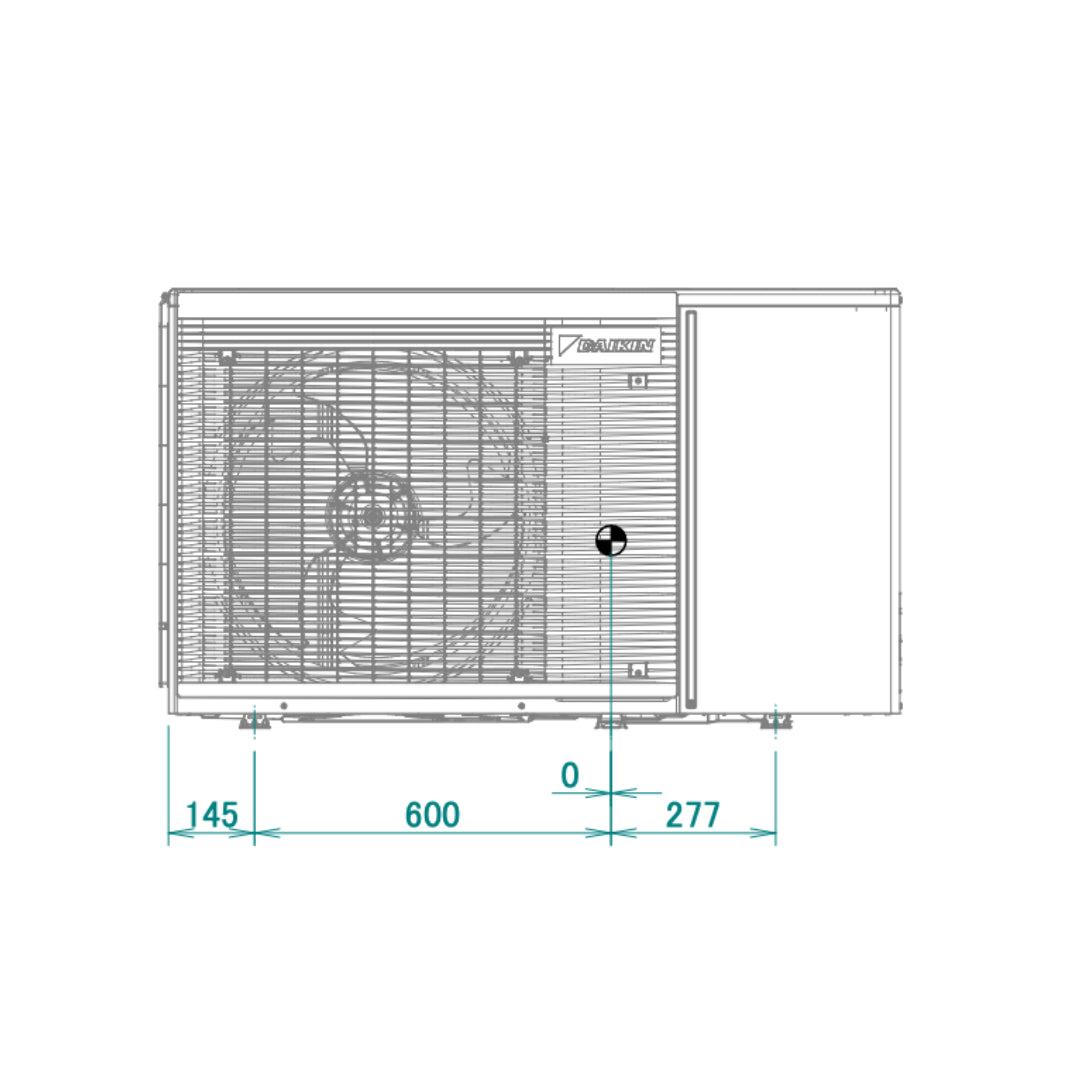 Altherma 3 M Taille 8 - R32 - Chaud seul avec résistance 3 kW - Chaud seul #EDLA08E3V3