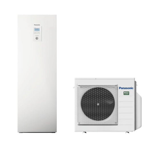 Aquarea Haute Performance 7kW avec ECS - 1 zone - Pompe à chaleur avec ECS #WH - UD07JE5 + WH - ADC0309J3E5