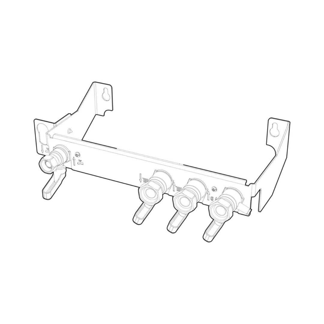 Barrette de robinetterie Class B One Max - Accessoires #3319577