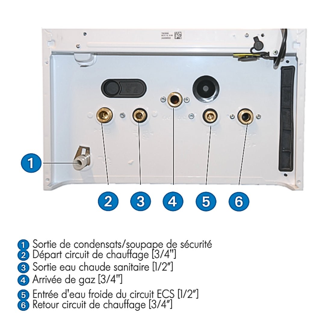 Chaudière murale gaz MPX2 35 MI COMPACT - De Dietrich #7841053