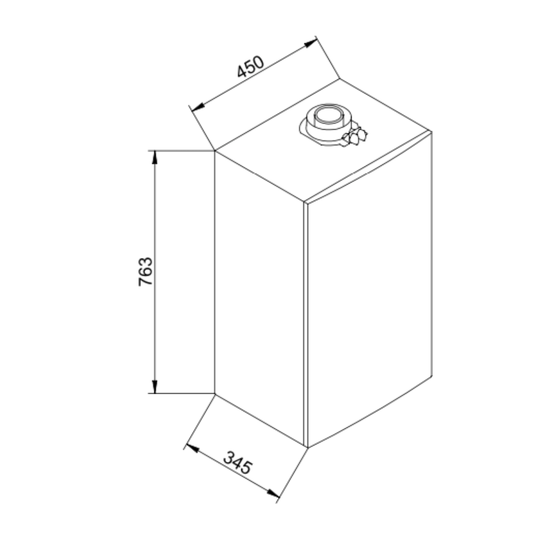 Chaudière murale INITIA + 1.12 HTE - Chauffage seul - 7218573