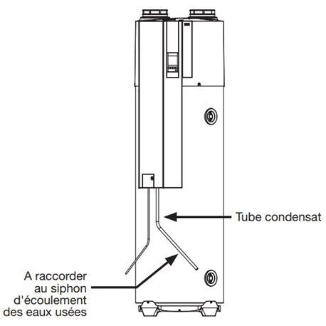 Chauffe - eau thermodynamique T.Flow Hygro+ 200 L pour maison individuelle - 11023198