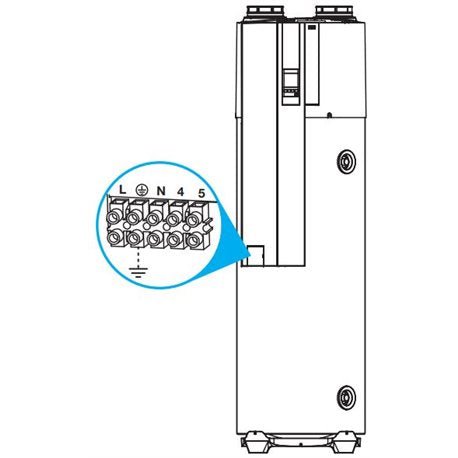 Chauffe - eau thermodynamique T.Flow Hygro+ 200 L pour maison individuelle - 11023198