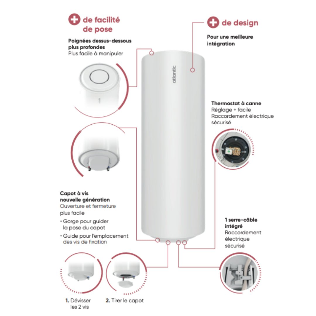 Chaufféo Plus 200L - Chauffe - eau électrique stéatite - Chauffe - eau électrique #53017
