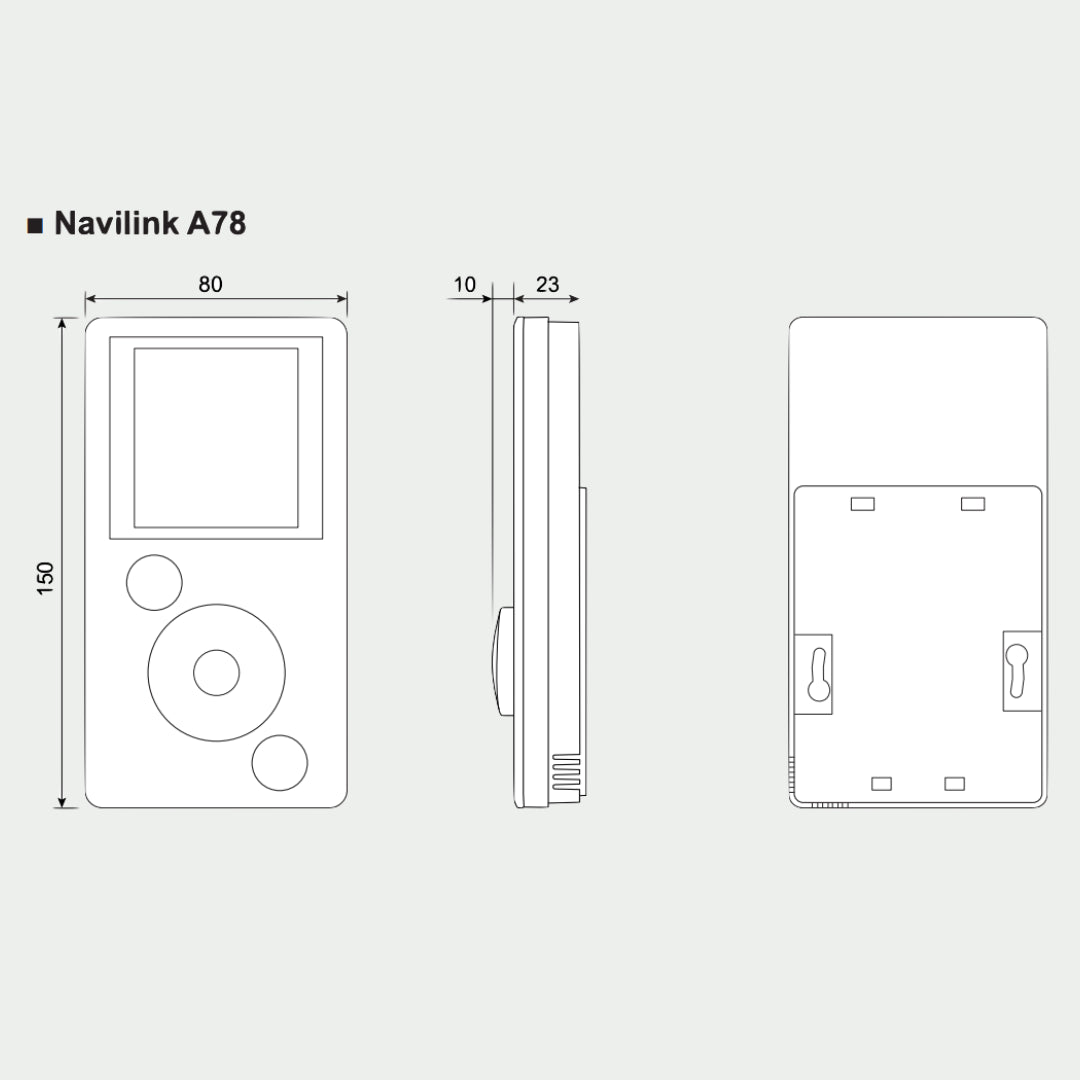 Commande d'ambiance Navilink A78 - Piles - Atlantic #74214
