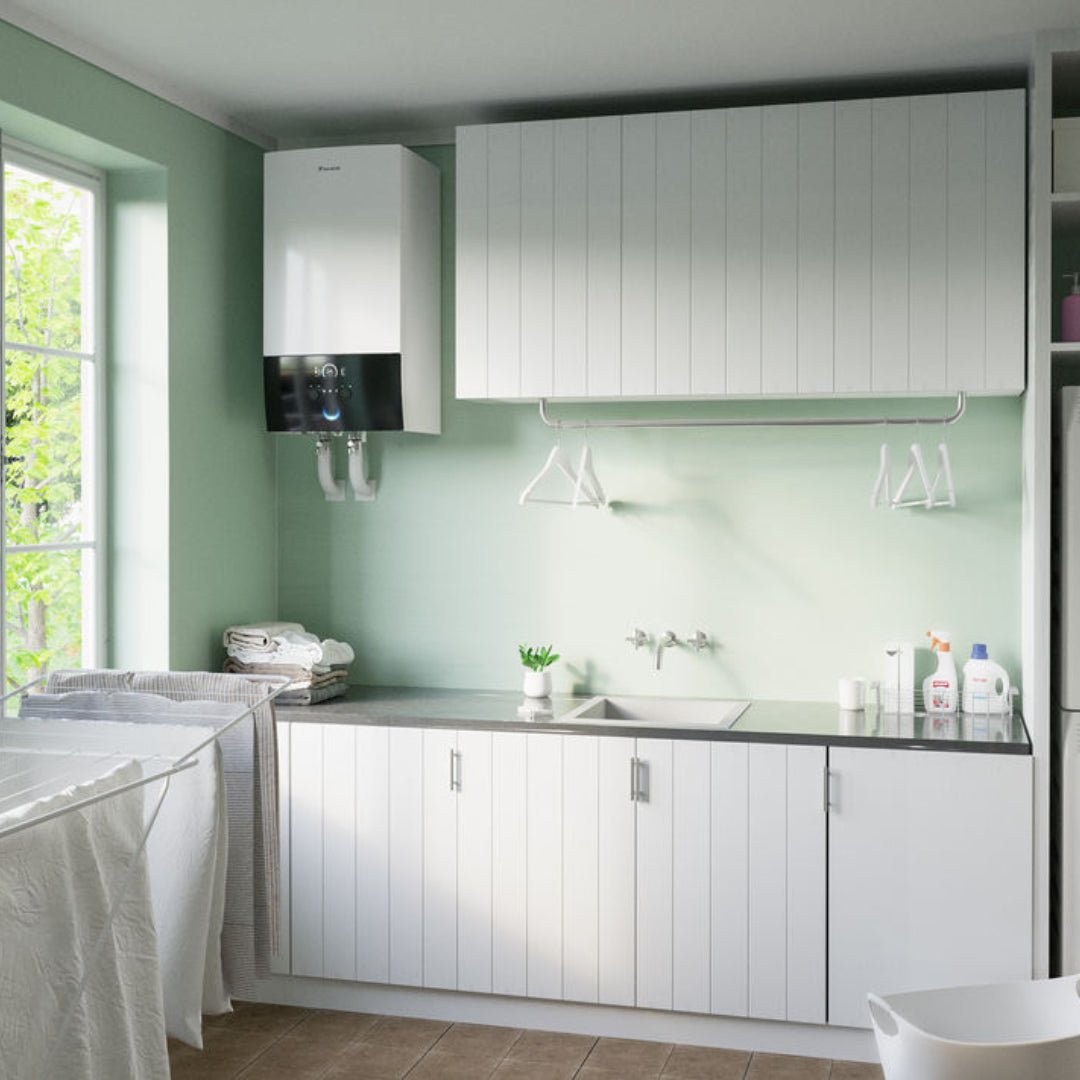 Daikin Altherma 3 H HT W - Chaud seul - Triphasé - taille 14/16/18 - Bi - bloc #EPRA14DW1 + ETBH16E9W7