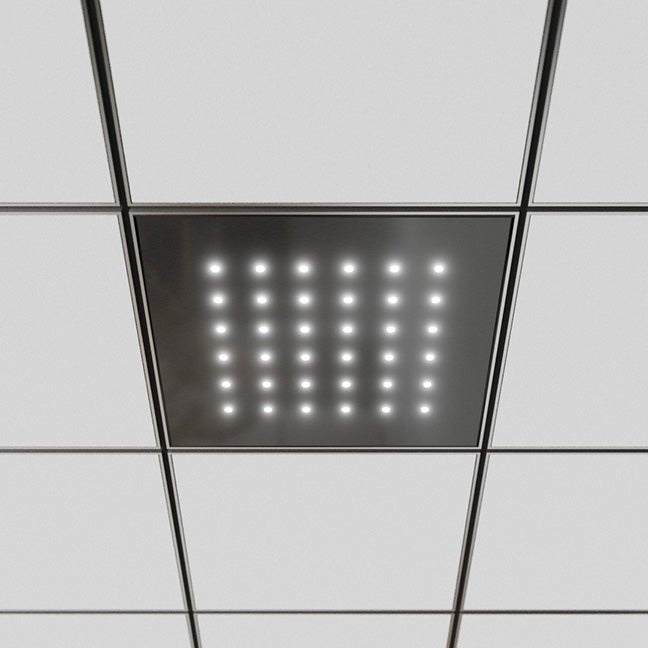 Dalle lumineuse à LED CASSIOPEE Noire