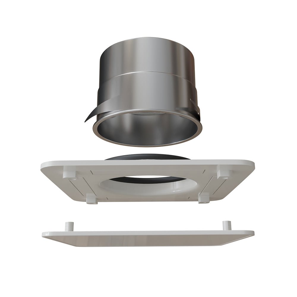 diffuseur multidirectionnel extra-plat diamètre 160 mm manchon acier