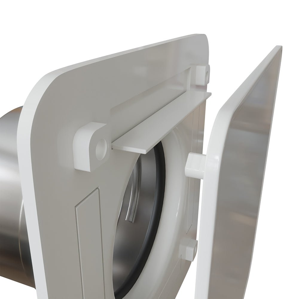 Diffuseur extra-plat multidirectionnel Ø 200 mm avec manchon acier