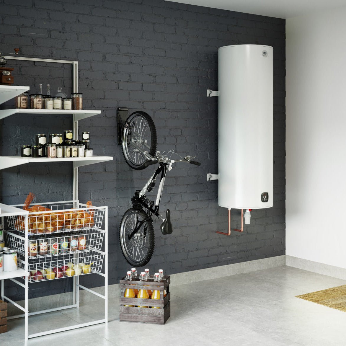 Duralis connect Mural vertical 200 Litres - chauffe - eau électrique - 271094