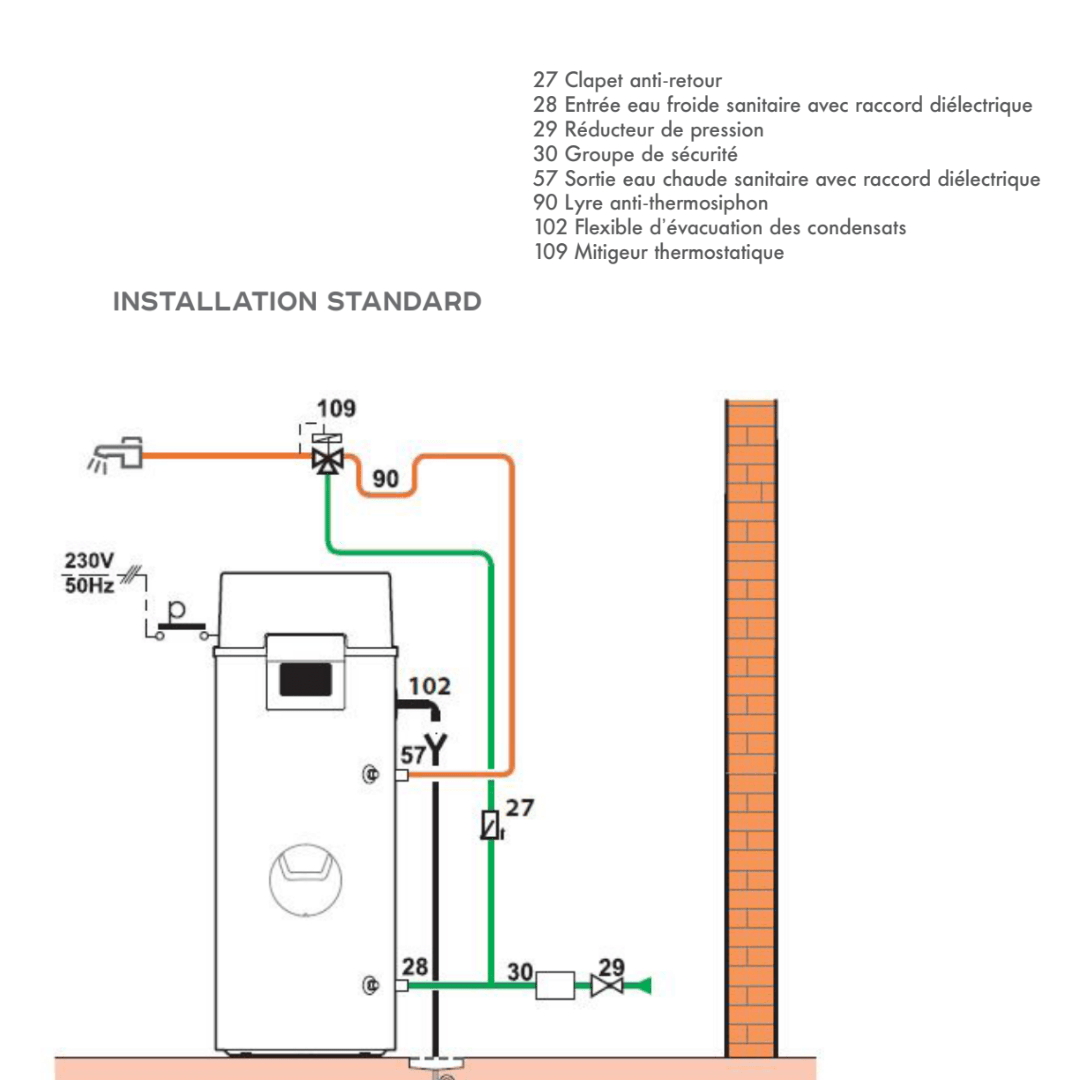 Elensio 200L - Chauffe - eau thermodynamique - Gainable + Air ambiant #7785383