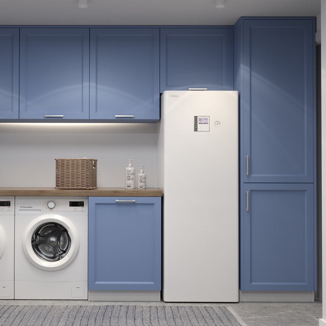 Estia ECS intégrée 8kW Monophasé - Pompe à chaleur - Pompe à chaleur avec ECS #HWT - 801HW - E + HWT - 1101F21ST6W - E