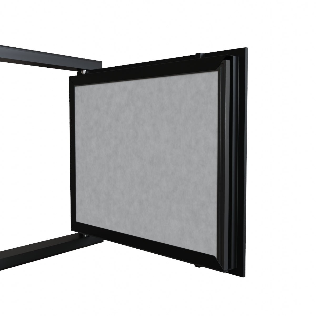 Filtre grille de reprise noire 500x400