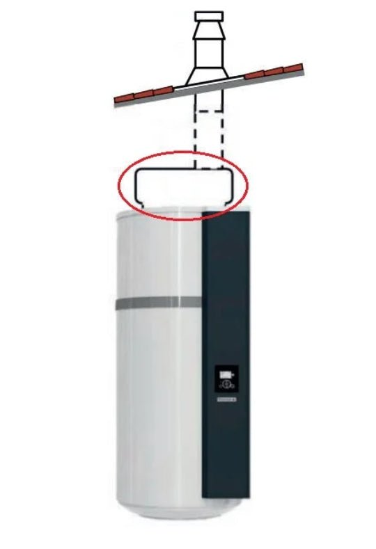 Kit adaptateur ventouse raccordement 80 mm / 125 mm - Accessoires #296077