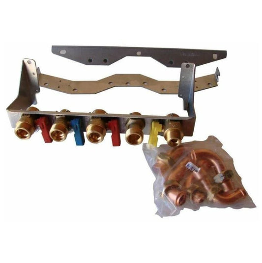 Plaque raccordement pour chaudière THEMA/SEMIA - Plaque de raccordement #10040209