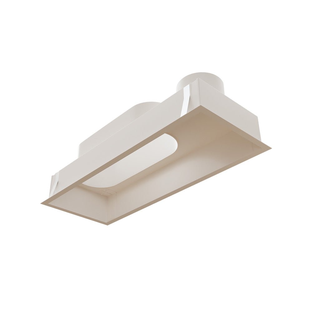 Plénum ABS pour grille de soufflage 400x150 mm avec fixation rapide - #PLSABS400X150