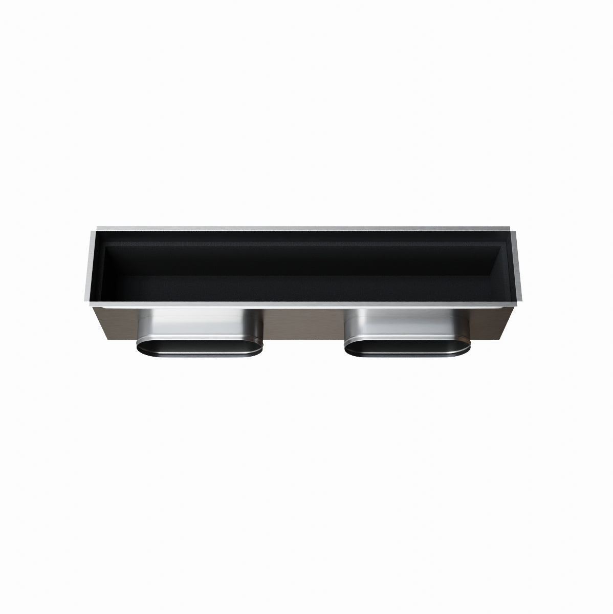 Plénum acier isolé extra-plat de 800x150