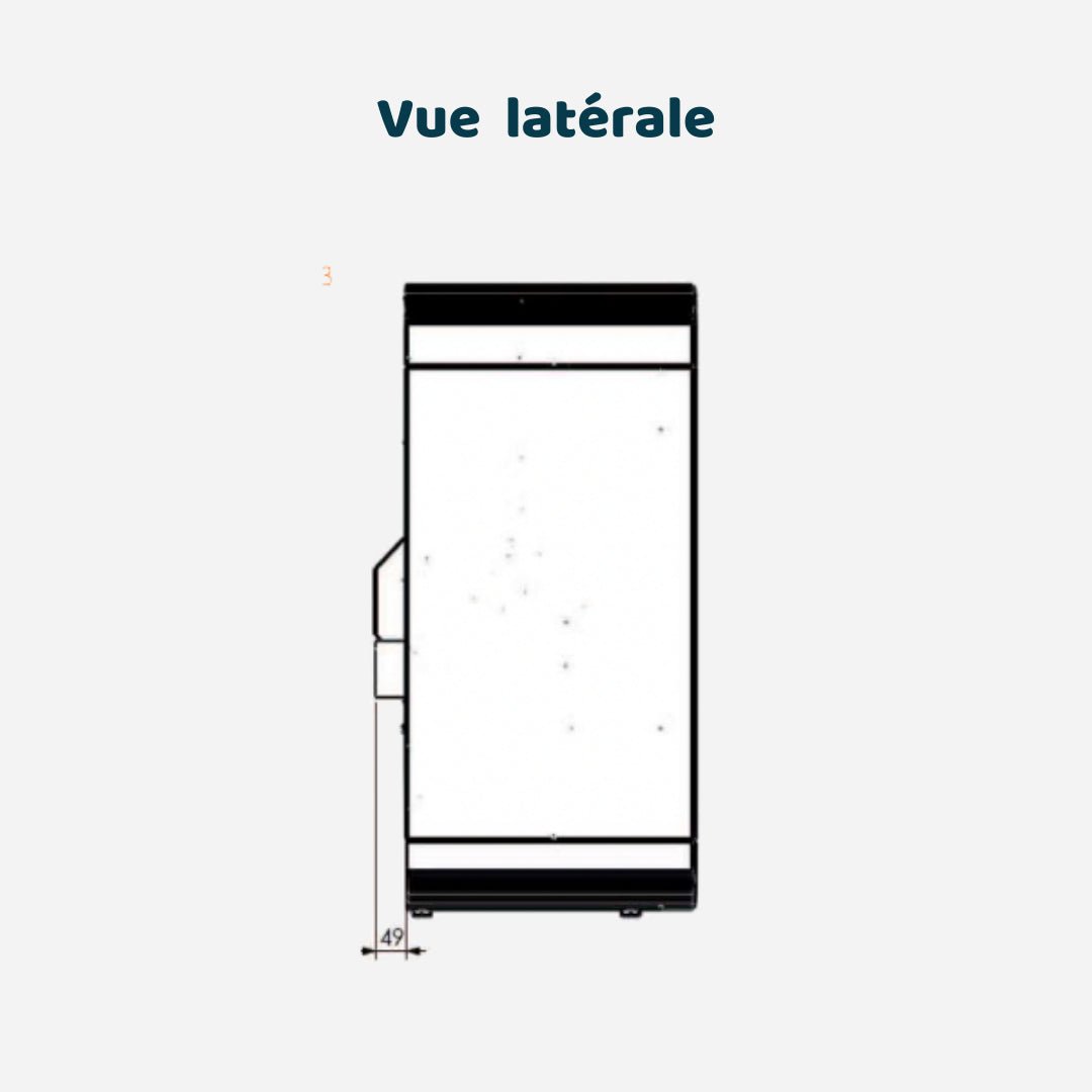 Poêle à granulés LIRA - Poêles et insert à granulés #LA11C90A