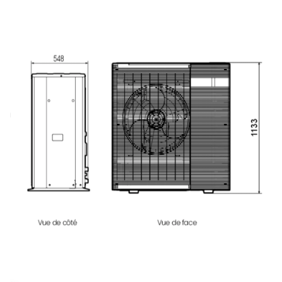 Pompe à chaleur air - eau Alfea M - 6kW Triphasé - 527308