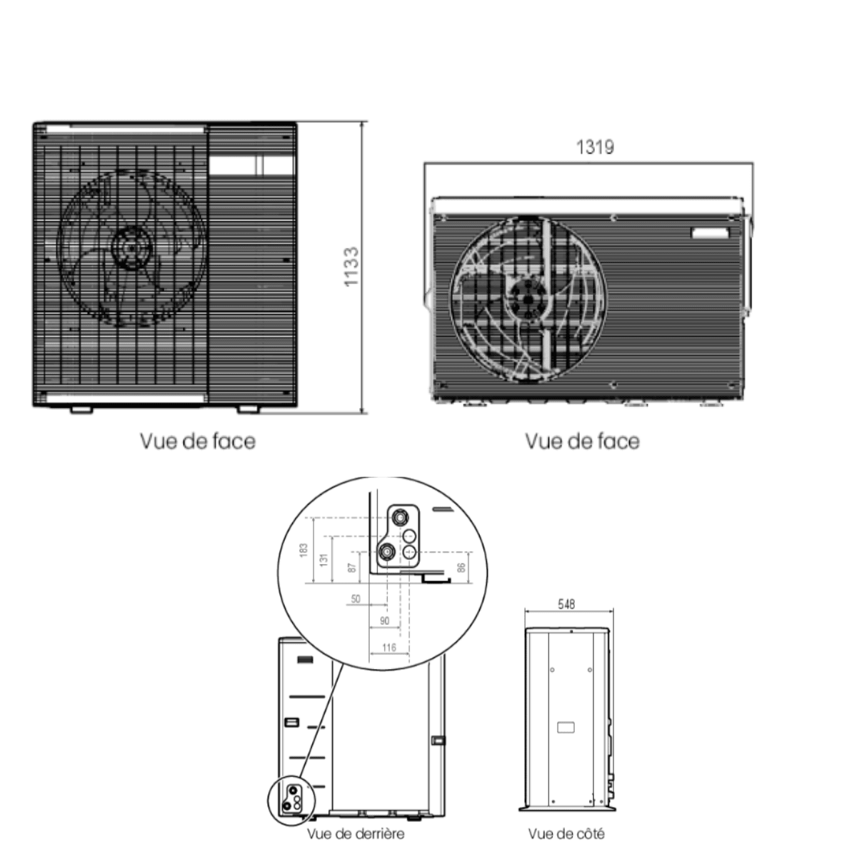 Pompe à chaleur Alfea M Duo 12 kW triphasée - 527306