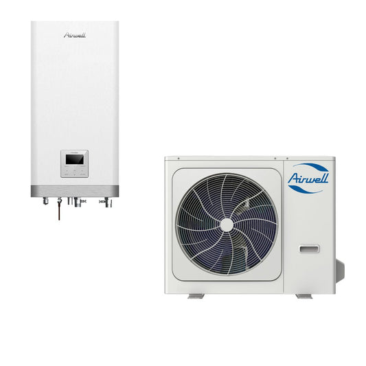 Pompe à chaleur Wellea Split 4/6/8/10 kW - Monophasé - Bi - bloc #7HP061065 + 7HP010015