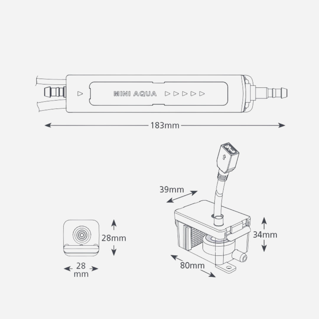 Pompe de relevage Silence+ Mini Aqua - Pompe de relevage #FP3326