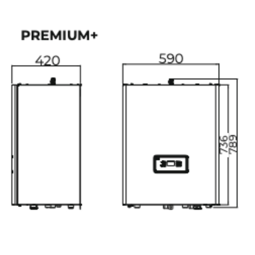HTi70 Premium + 8kW - Pompe à chaleur - Bi - bloc #155016