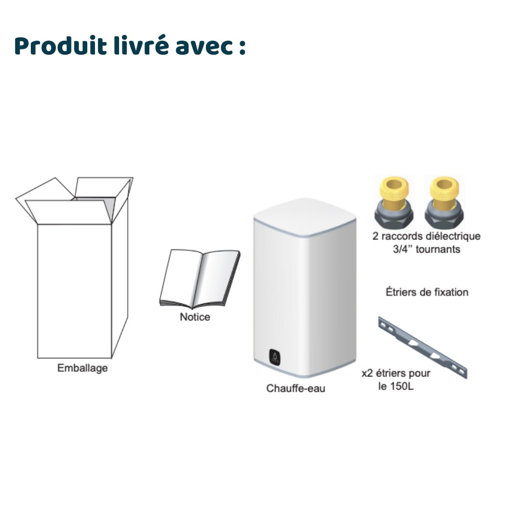 MALICIO 3 - 100L vertical - chauffe - eau électrique - Chauffe - eau électrique #231071