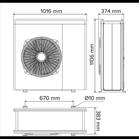 Nimbus Plus 80 M Net R32 - 8kW Monophasé - Bi - bloc #3301848