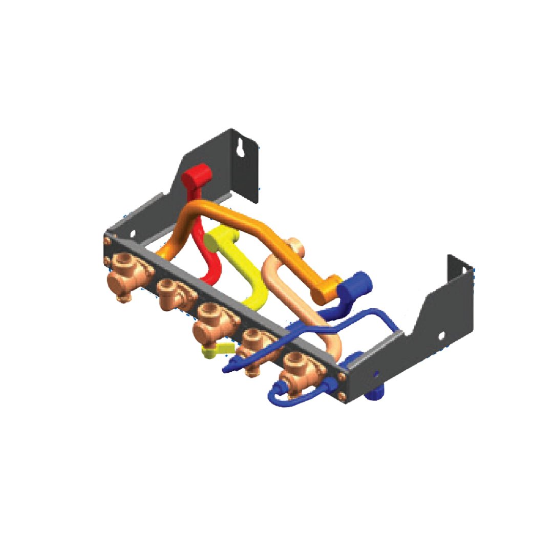 Dosseret standard 1 installation pour Mégalis Condens GVA C 25 - 1M - Barrette #7 716 780 471