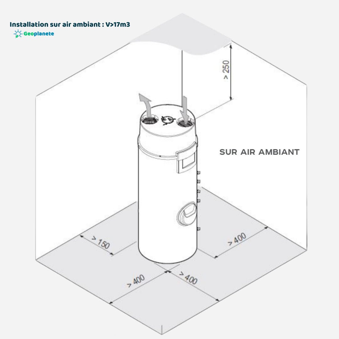 Elensio 200L - Chauffe - eau thermodynamique - Gainable + Air ambiant #7785383