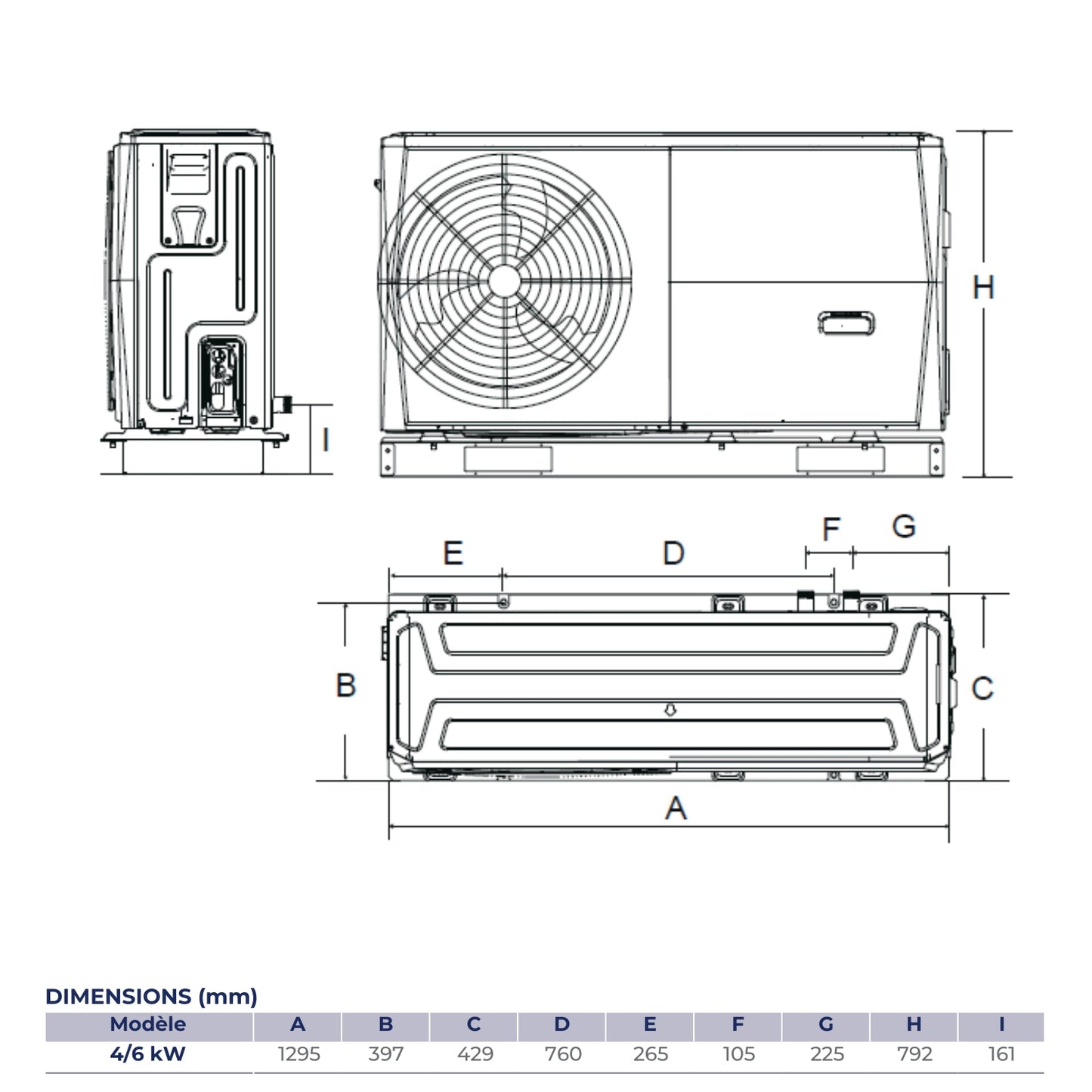 WELLEA M HT R290 - 6kW Monophasé - Airwell #7MB140021