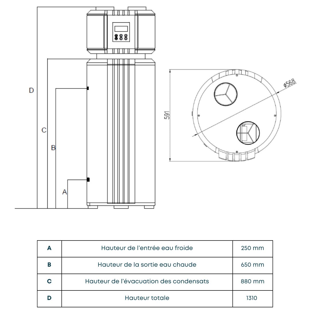 ELEO 120 L - Chauffe - eau thermodynamique - Chauffe - eau thermodynamique #7MB170001