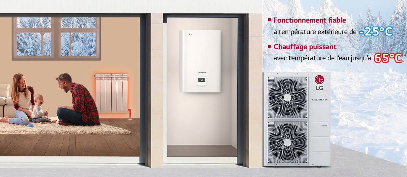 Groupe extérieur Hydrosplit R32 - Therma V - Bi - bloc #HU121MRB.U30