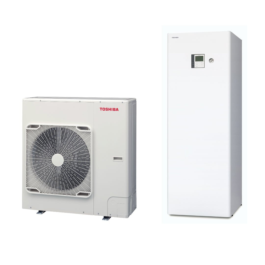 Estia ECS intégrée 8kW Monophasé - Pompe à chaleur - Pompe à chaleur avec ECS #HWT - 801HW - E + HWT - 1101F21ST6W - E
