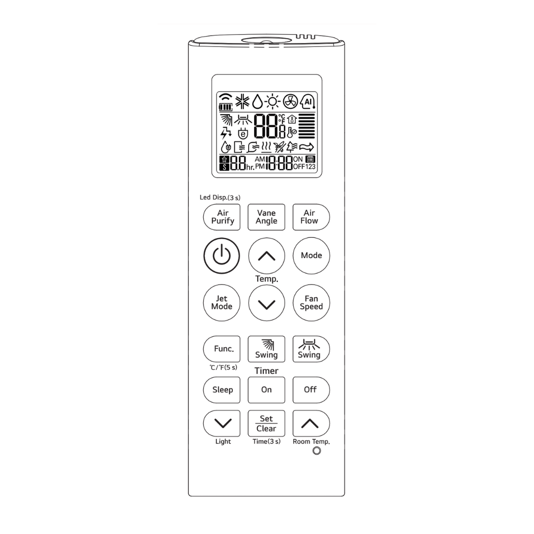 Télécommande sans fil LG - PWLSSB21H - Télécommande #PWLSSB21H.ENCXLEU