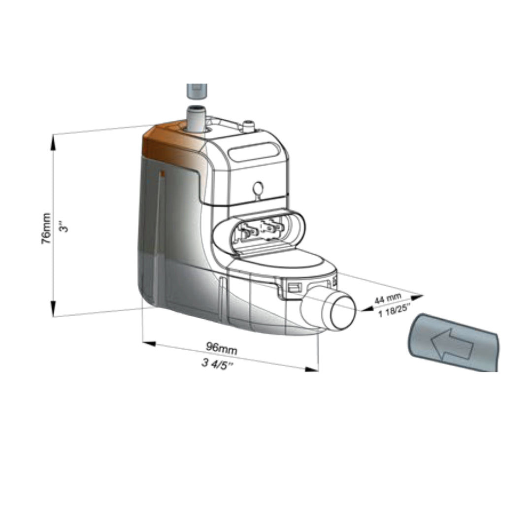 Pompe de relevage Si - 10 Univers'L à piston oscillant avec détection intégrée 20 l/h - Pompe de relevage #SI10CE03UN23