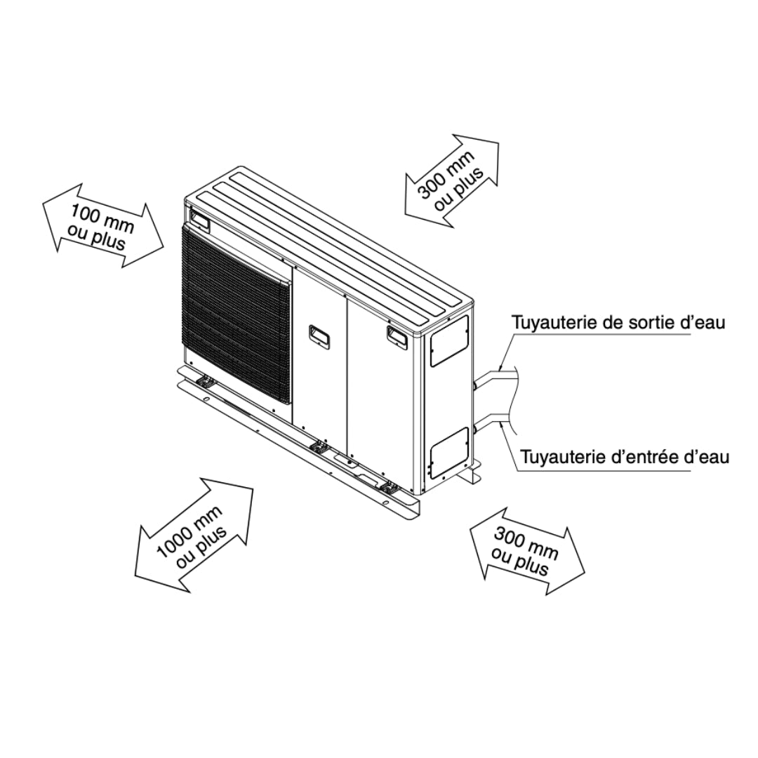 Aquarea 5 kW Haute Performance Génération J - Monophasé - Panasonic - Monobloc #WH - MDC05J3E5