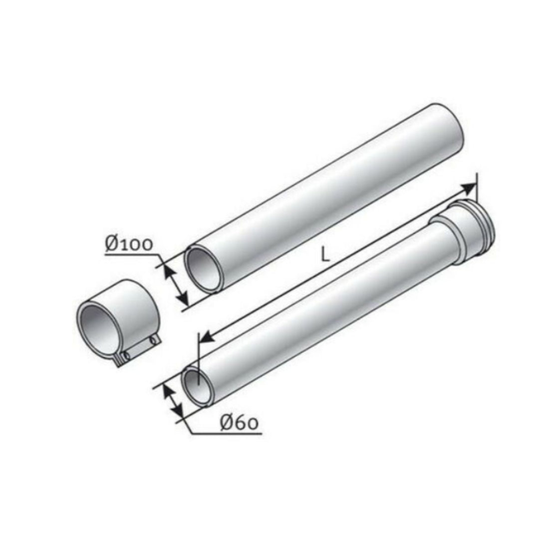 Rallonge ventouse condensation - Ventouse #20257007