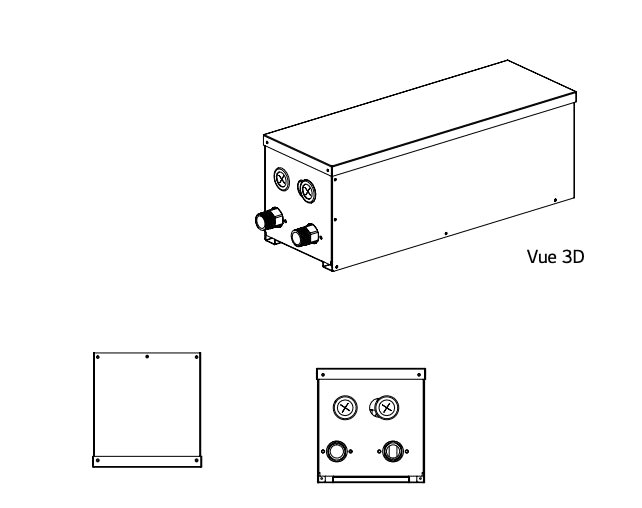 Résistance électrique d'appoint (pour modèle Therma V Monobloc) de 5 à 9kW - Résistance électrique #HA031M.E1