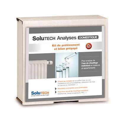 Solutech analyses domestique et kit de prélévement - Test d'analyse d'eau #C0007410