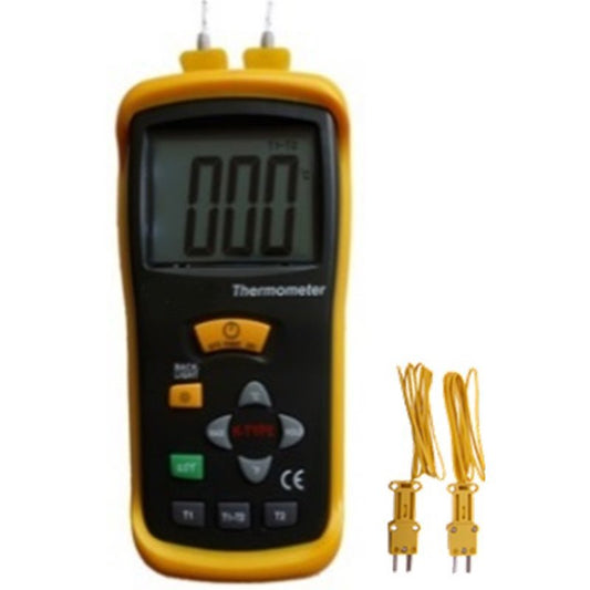 Thermomètre Différentiel EID OH07 avec 2 Sondes pour Mesure Précise Température