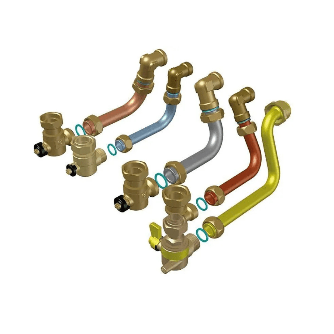 Tubulures "express" Saunier Duval + cache tubulures -