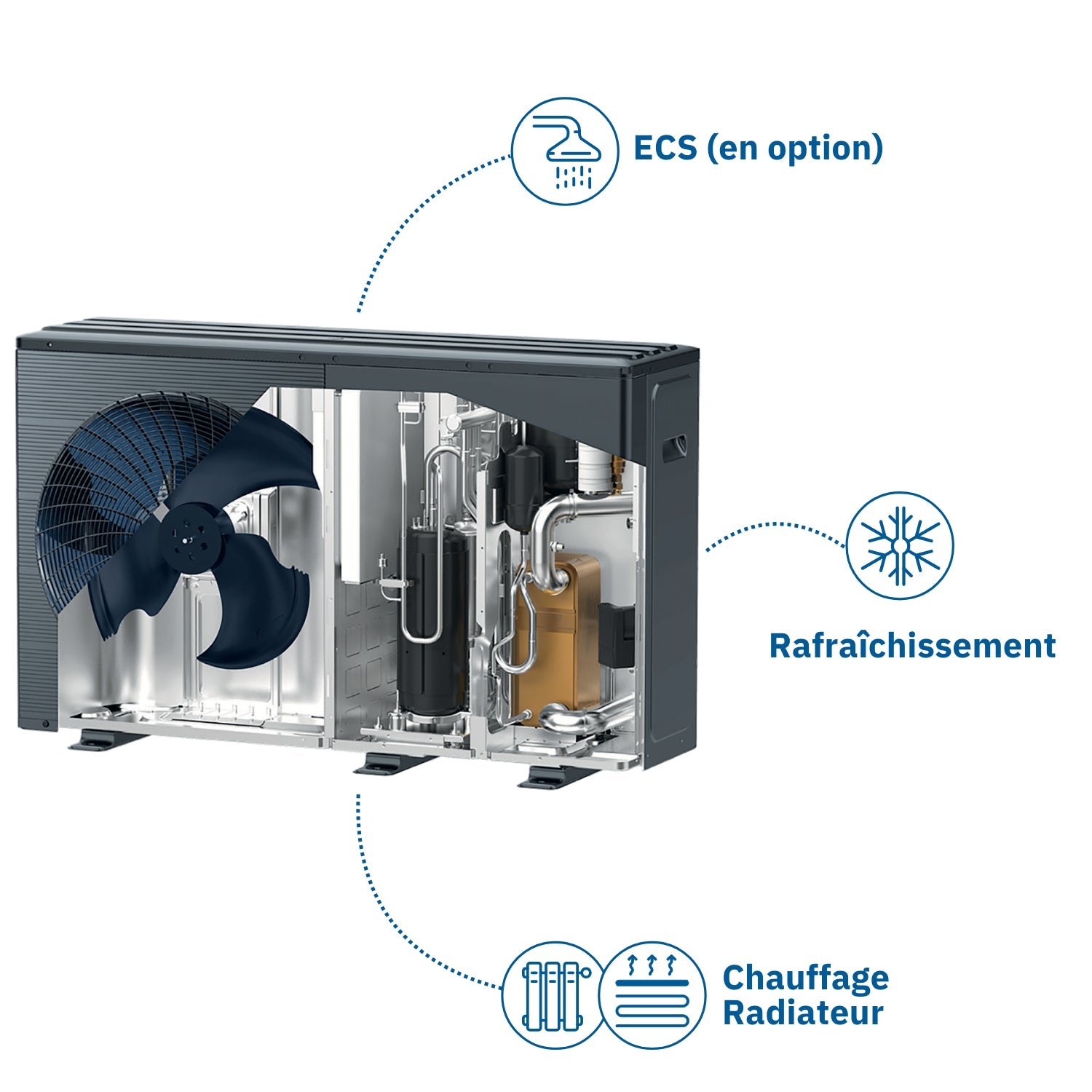 WELLEA M HT R290 - 10kW Monophasé - Airwell #7MB140023