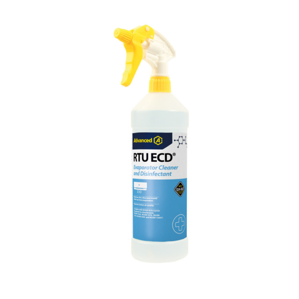 RTU ECD - spray de 1 L nettoyant et désinfectant pour évaporateur.
