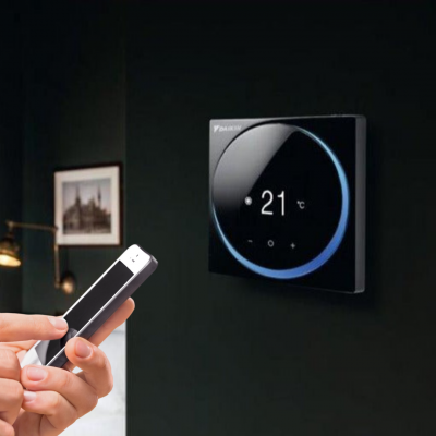 Thermostat Altherma 3 Madoka chauffage noir compatible pompe à chaleur air-eau